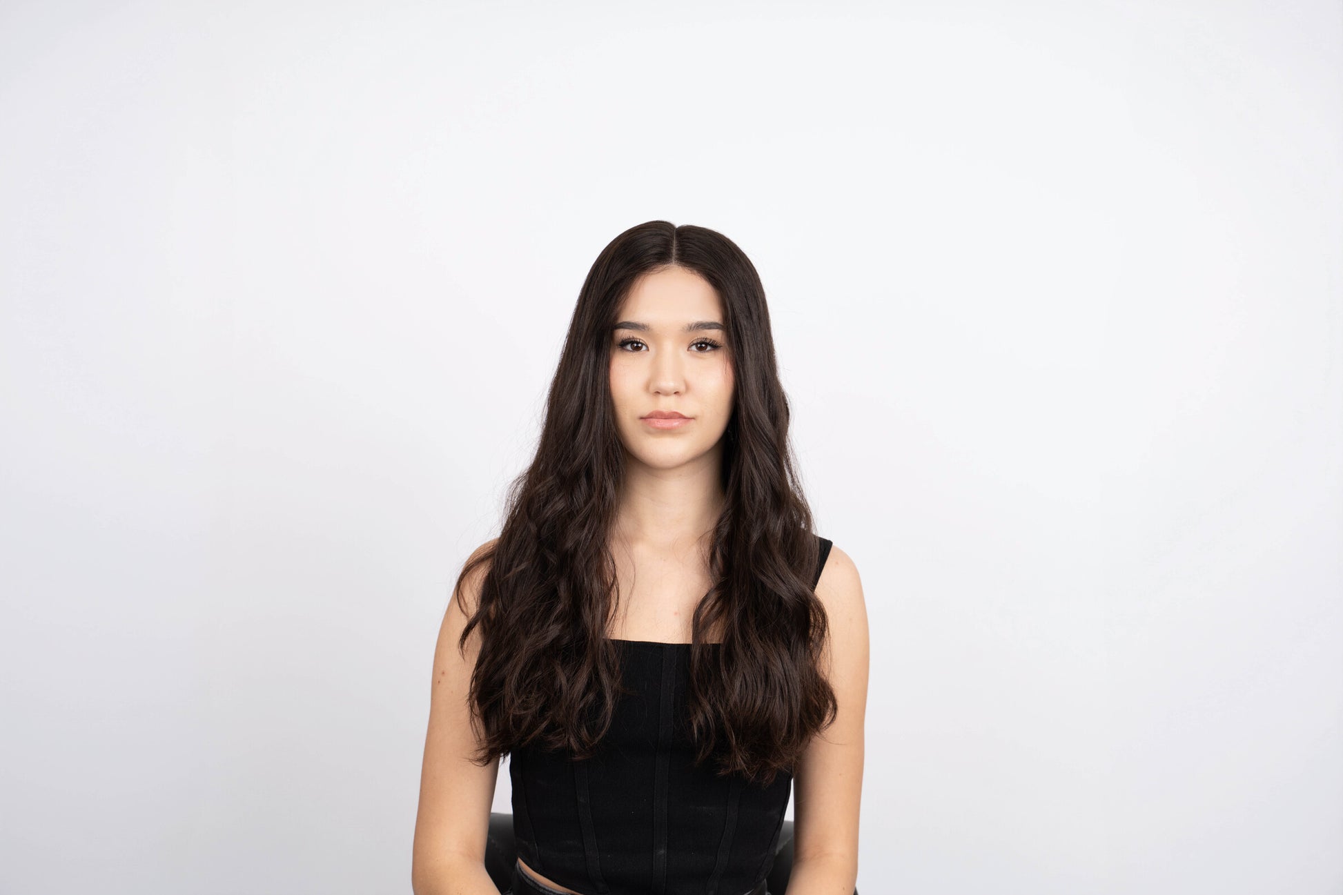 Model is wearing a 19 Straight Yuliya